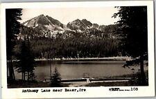 RPPC Anthony Lake Near Baker OR c1951 Vintage Postcard H28 picture