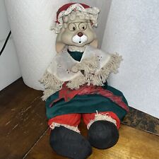 VTG Hip & Hop Grannie Flo Bunny Porcelain Rag Doll House of Lloyd Christmas D12 picture