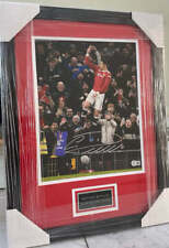 Cristiano Ronaldo Manchester United Autographed Framed Photo Authenticated by picture