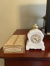 Avon Leisure Hours (White Glass Clock) Bottle - 1970 picture