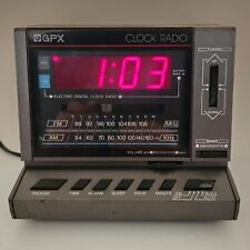 Vintage/Retro GPX Model D528 AM/FM Radio Alarm Clock Tested/Works picture
