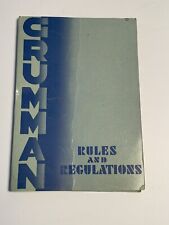 Grumman Aircraft Lot includes Employee Handbook, 1943 Company Book, Newspaper  picture