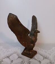 Vintage American Eagle Lamp or Flagpole Part 6'' tall Cast Metal picture