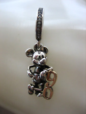 DISNEY PANDORA 925 CHARM MICKEY MOUSE 90TH ANNIVERSARY LIMITED EDITION picture