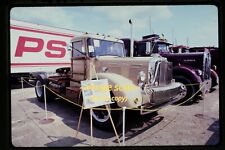 1949 Brockway Semi Truck at Walcott Iowa in 1985, Kodachrome Slide aa 21-12b picture