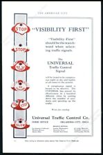 1926 Universal Traffic Control signal stop light photos vintage print ad picture