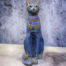 RARE ANCIENT EGYPTIAN ANTIQUES Statue Large Of Goddess Bastet Cat Of Heavy Stone picture
