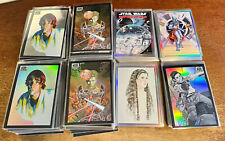 2022 Topps Star Wars Chrome Galaxy Master Set Base + 5 Insert/Parallel 270 Cards picture