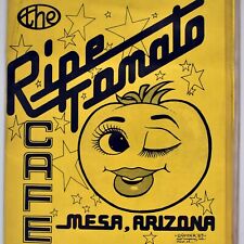 1985 Ripe Tomato Cafe Restaurant Menu 745 West Baseline Road Mesa Arizona picture