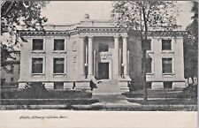 Public Library ~ Clinton Iowa ~ Vintage Pre-1908 IA Postcard picture