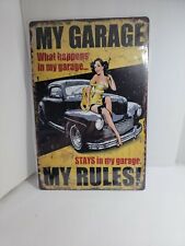 My Garage Metal Sign 12
