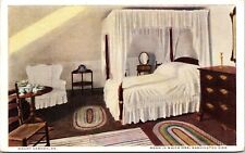Room Mrs Washington Died Mt Mount Vernon VA Virginia WB Postcard VTG UNP Vintage picture