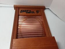 Washboard Laundry Room Vintage Decor  Wood & Copper picture