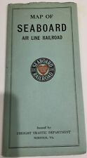 Vintage Seaboard Air Line Railroad Map 1948  Freight Traffic Department 27 x 21 picture