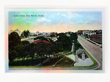 Rotary Park, Fort Worth, Texas 1922 HOLOGRAPHIC SILVER Postcard GleeBeeCo picture