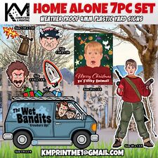 Home Alone Christmas Yard Signs Decoration 7 Piece Set (Macaulay Culkin) picture