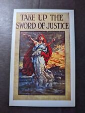 Mint France Recruitment Postcard Take Up The Sword of Justice picture