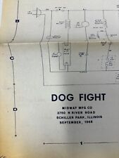 ORIGINAL-MIDWAY-DOG FIGHT-SCHEMATICS picture