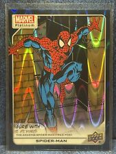 2023-24 Upper Deck Marvel Platinum #153 SPIDER-MAN #063/799 Teal Wave RARE 1963 picture