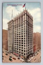 Chicago IL-Illinois, North American Building, Antique, Vintage c1917 Postcard picture