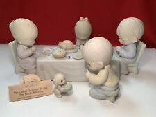 Precious Moments We Gather Together To Ask The Lord's Blessing Figurines READ picture