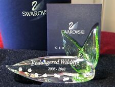 New Swarovski Crystal 2008 SCS Endangered Wildlife Plaque 906929 In Box W/cert picture