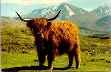 A Monarch Of The Glen Postcard Printed in Great Britain & Queen Elizabeth Stamp picture