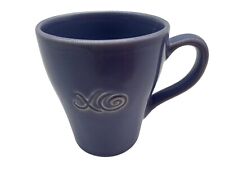STARBUCKS XO Periwinkle Blue 2006 Valentine Mug Hugs and Kisses VTG Coffee Cup picture
