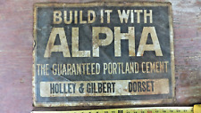 VINTAGE TIN SIGN FROM HOLLEY & GILBERT HARDWARE DORSET VERMONT picture