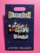 Disney Disneyland Resort THE MAGIC IS BACK Dangle Mickey Castle Pin LR NEW picture