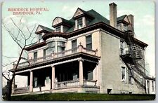 Postcard PA Braddock Pennsylvania Braddock Hospital c1910s PA03 picture