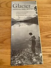 Vintage 1961 Travel Guide Brochure - Glacier National Park, Montana picture