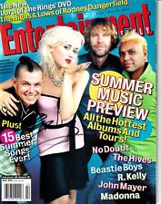 Adrian Young autographed signed auto No Doubt 2004 Entertainment Weekly magazine picture