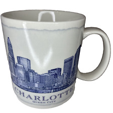 2008 Starbucks Charlotte NC City Mug Architect design style 18oz -Ceramic Cup picture