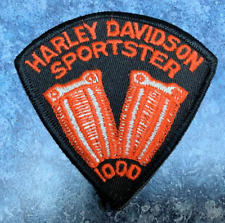 HARLEY DAVIDSON SPORTSTER 1000 Embroidered PATCH OHV V-Twin Motorcycle UNUSED picture