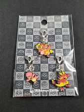 Pokemon Center Magby Magmar & Magmortar Metal Key Chain Charm Set SEALED/NEW picture