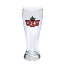 Sleeman Canadian Beer Clear Glass Collectible Maple Leaf and Beaver 12 oz picture