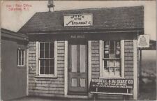 Post Office Office of the Steamboat Sakonnet Rhode Island 1910 Postcard picture