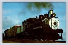Feather River Railway Shay Number 3, Transportation, Antique Vintage Postcard picture