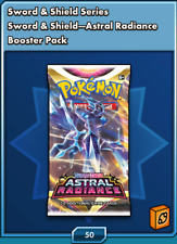 50 Pokemon Astral Radiance TCG ONLINE CODE Booster Packs Delivered In Game picture