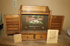 MCM Vintage 1956 Guild The Spice Chest Radio Model 484 Tube Table Wood Case picture