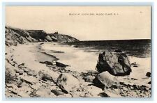 1912 Beach at South End Block Island Rhode Island RI Antique Postcard picture