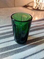 Jagermeister GREEN Shot Glass With Logo on Bottom Jager 1 oz, Cool Shot Glass picture