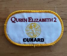 Vintage Queen Elizabeth 2 Patch Cunard Patch Preowned picture
