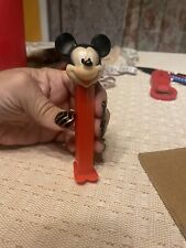 Vintage Mickey Mouse Pez Dispenser Red Base Feet Hungary picture