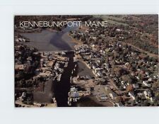 Postcard Aerial View Kennebunkport Maine USA picture