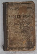 1875 Gospel Hymns Sacred Songs Christian Hymnal Book, Antique, Collectible  picture
