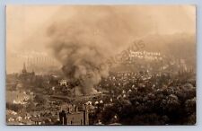 J87/ Steubenville Ohio RPPC Postcard c1910 Sharp's Foundry Fire Disaster  1679 picture