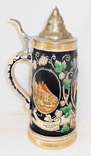 MARZI REMY German Beer Stein .05L 5137 Hand Painted Pewter Lid picture