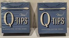 Vintage Q-Tips Cotton Swabs 1970’s NOS Sealed Boxes picture